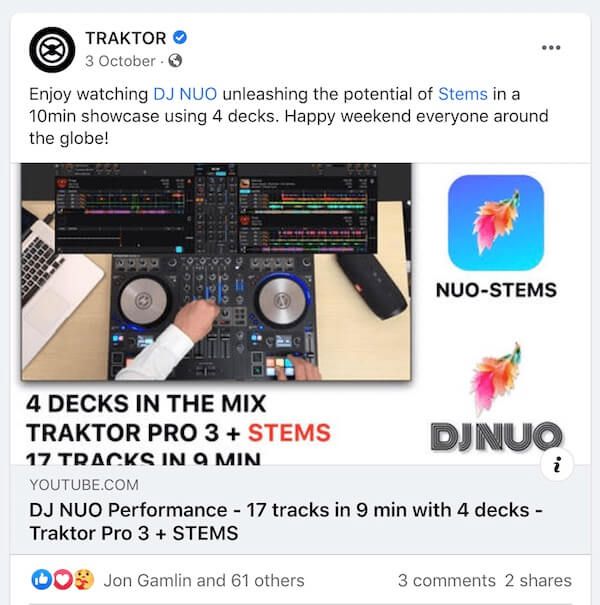 Traktor Pro official mention - Performance